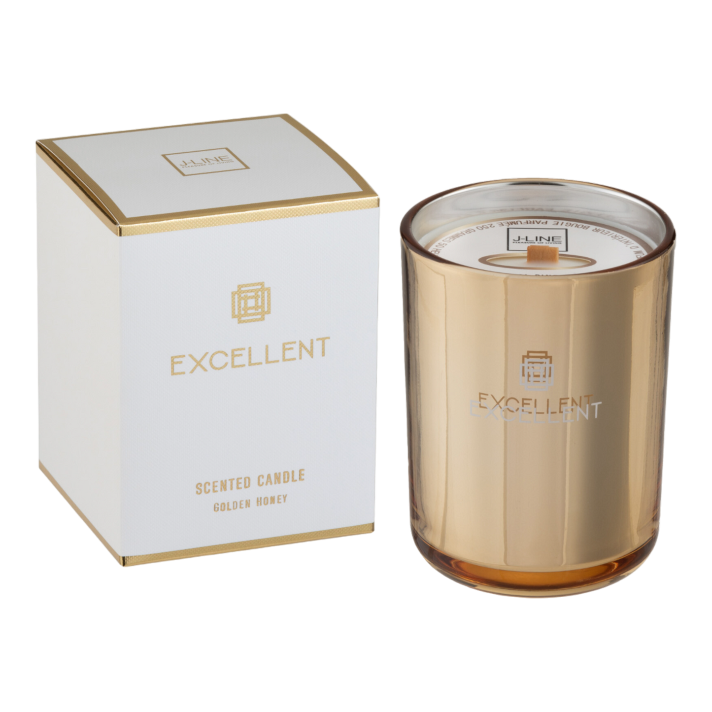 Bougie parfumée "excellent" Golden Honey Or