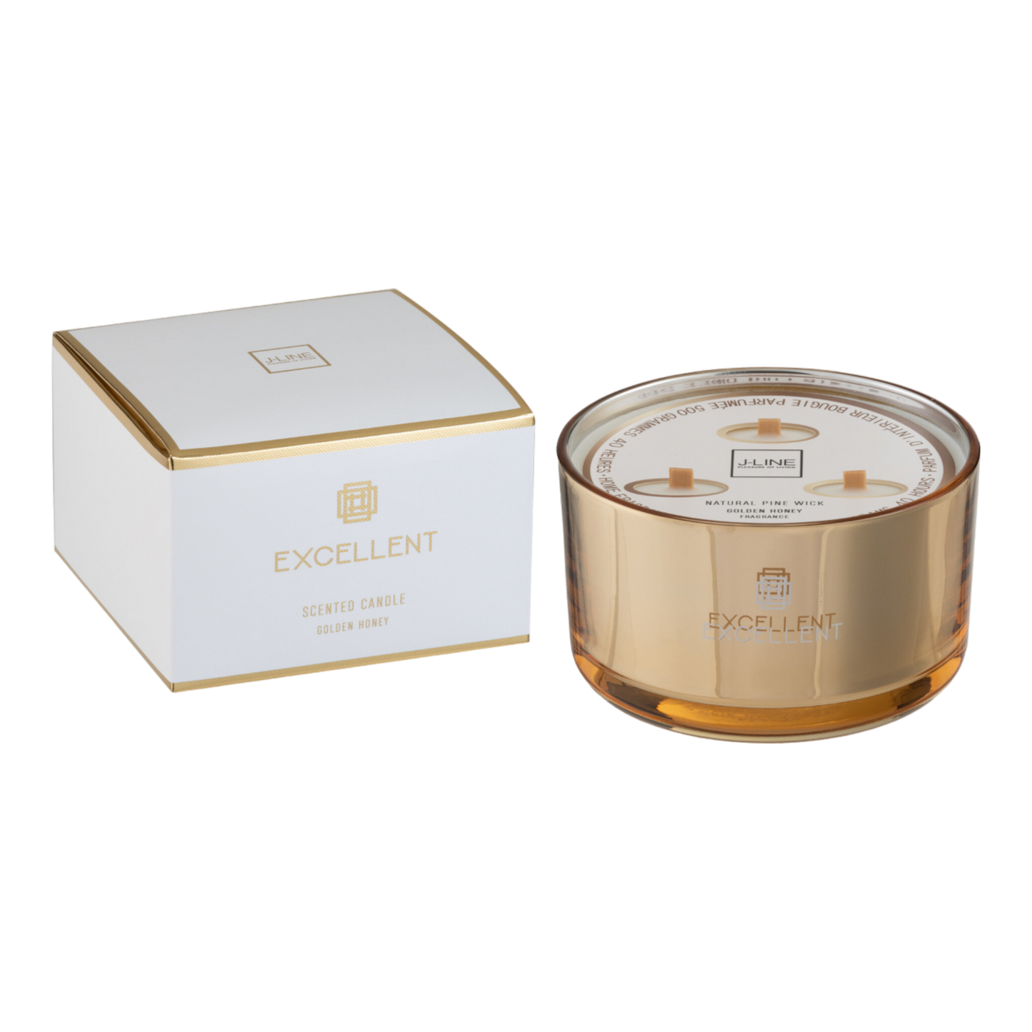 Bougie parfumée "excellent" Golden Honey Or