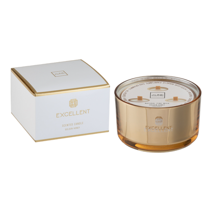 Bougie parfumée "excellent" Golden Honey Or