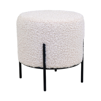 Pouf blanc Alford