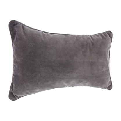 Coussin "Lilou" gris foncé