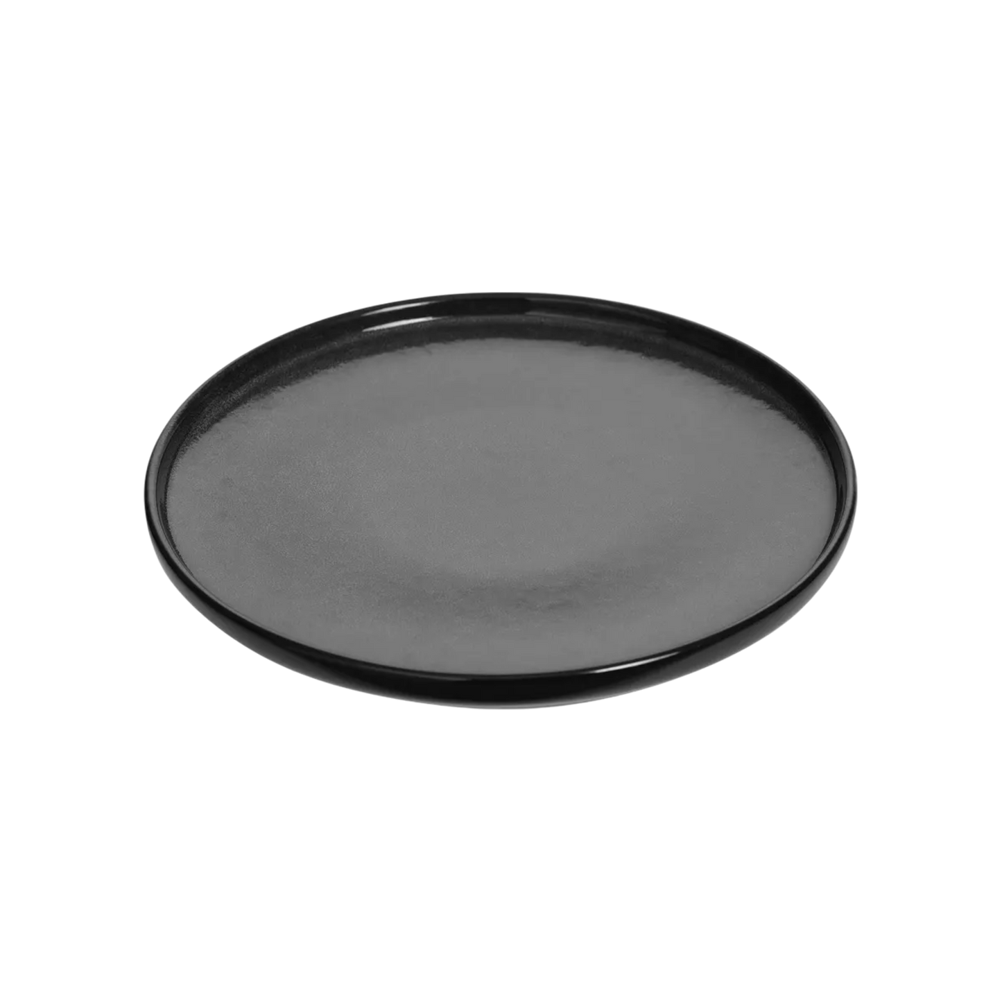 Assiette dessert "Terre inconnue" D21cm noir