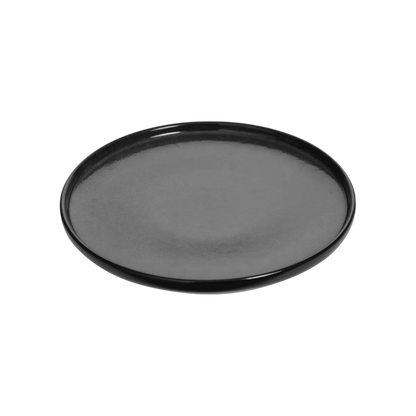 Assiette dessert "Terre inconnue" D21cm noir