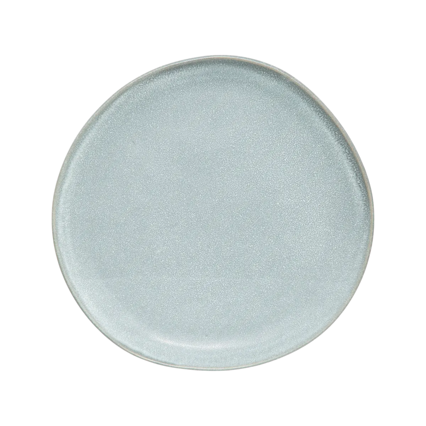 Assiette plate "Spring Water" D27cm gris/vert