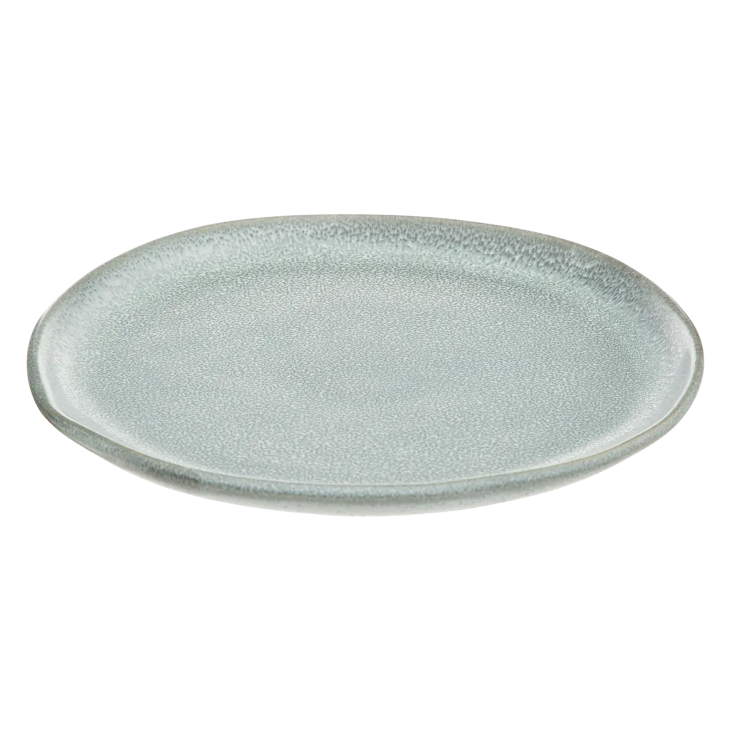 Assiette dessert "Spring Water" D21cm gris/vert