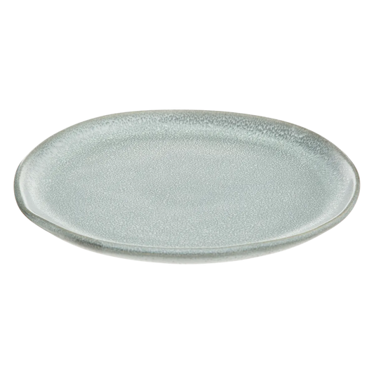 Assiette dessert "Spring Water" D21cm gris/vert