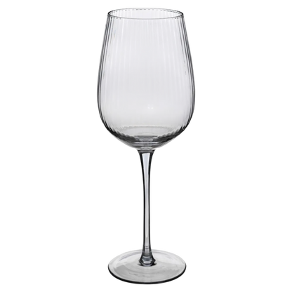 Lot de 6 verres à vin Midnight Gris Fumé