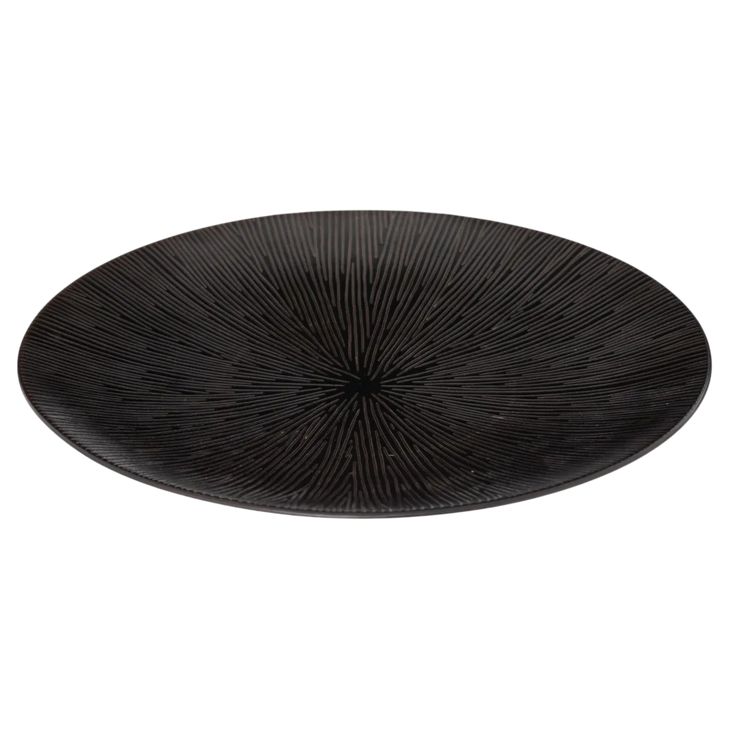 Assiette plate "Atelier" D27cm noir