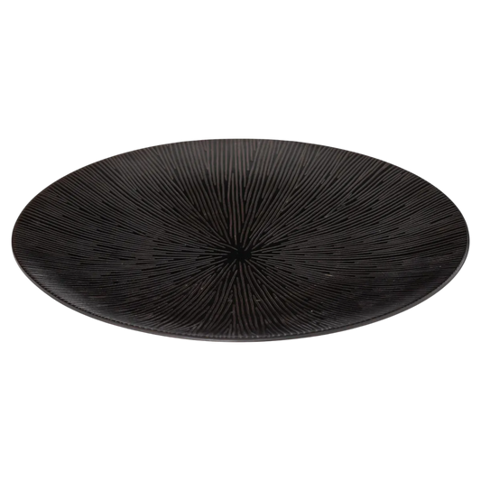 Assiette plate "Atelier" D27cm noir