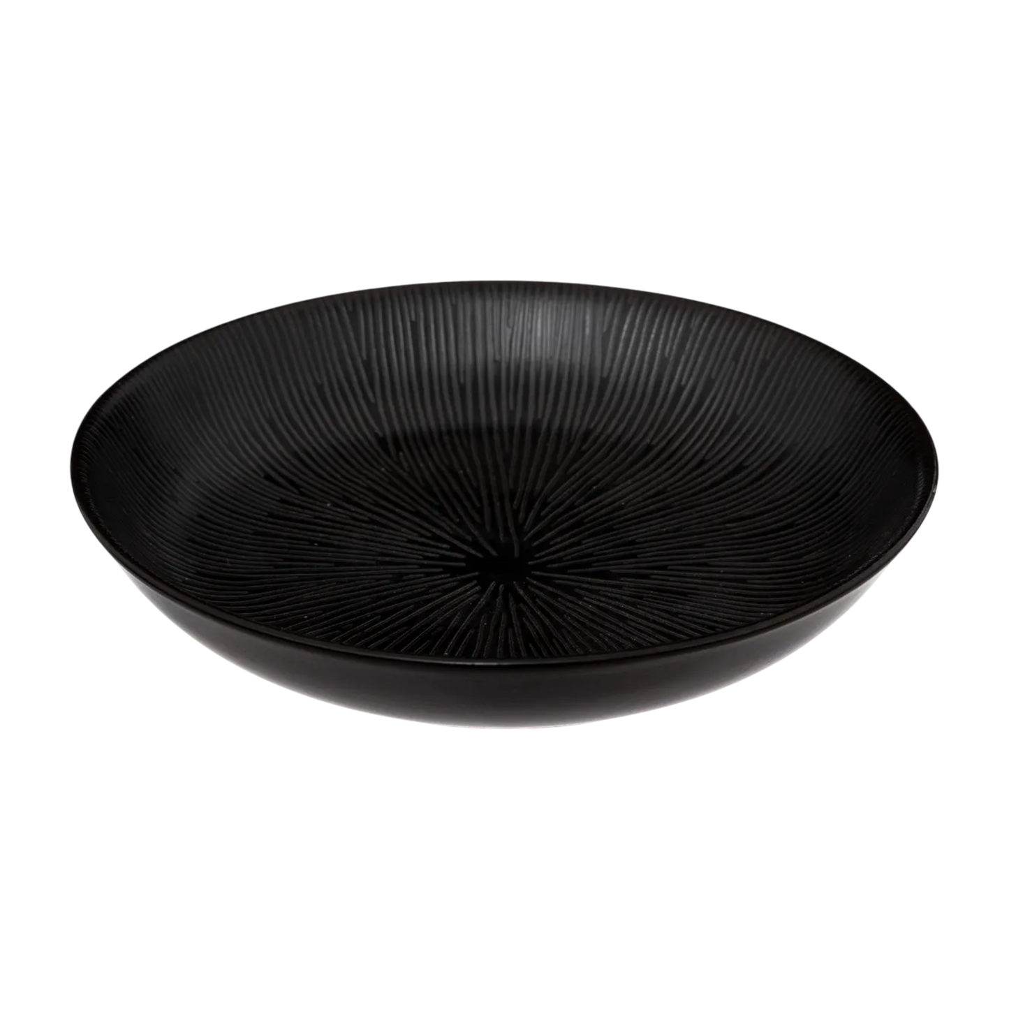 Assiette creuse "Atelier" D19cm noir