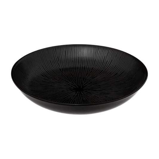 Assiette creuse "Atelier" D19cm noir