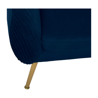 Fauteuil Solaro bleu roi