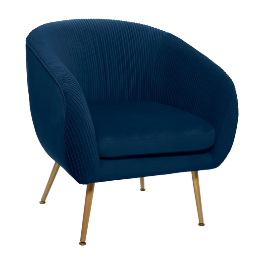 Fauteuil Solaro bleu roi