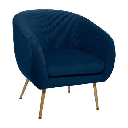 Fauteuil Solaro bleu roi