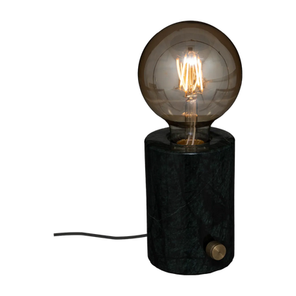 Lampe socle "Saba" marbre noir