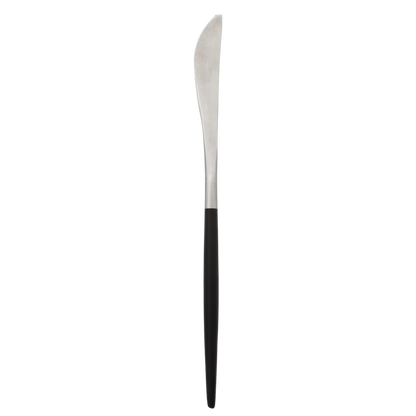 Couverts inox 24p Ida Noir et Argent