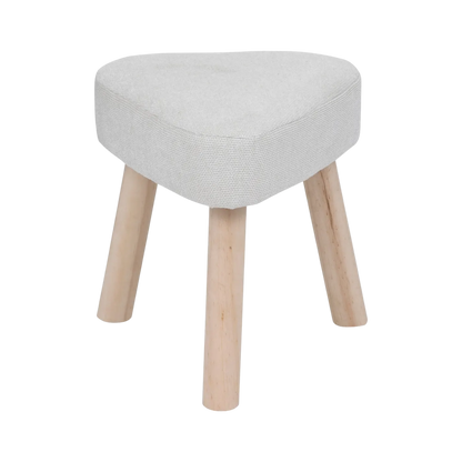 Tabouret Thena blanc ivoire