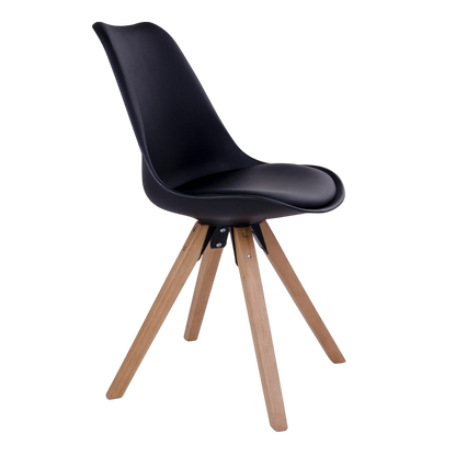Chaise de salle à manger Bergen (ensemble de 2) noir