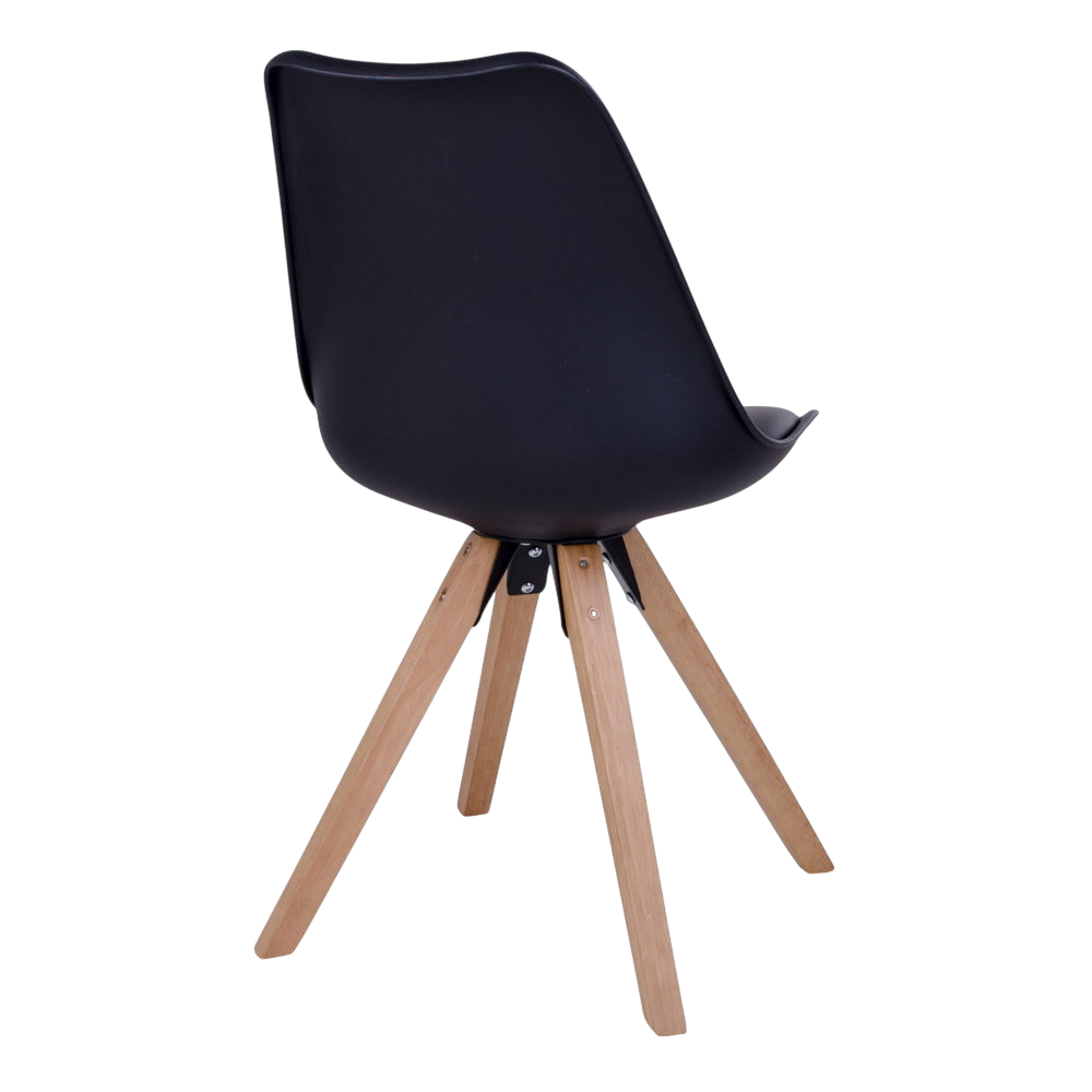 Chaise de salle à manger Bergen (ensemble de 2) noir