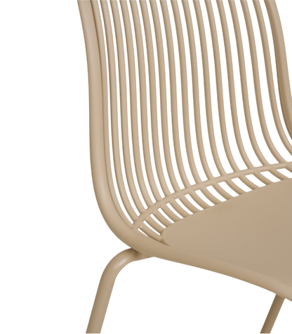 Chaise de jardin Branson (ensemble de 4) Sable