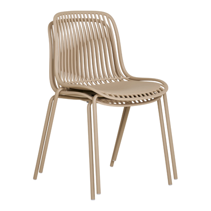 Chaise de jardin Branson (ensemble de 4) Sable