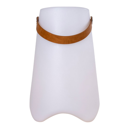 Seau à vin  Bristol avec sangle, blanc, rechargeable LED