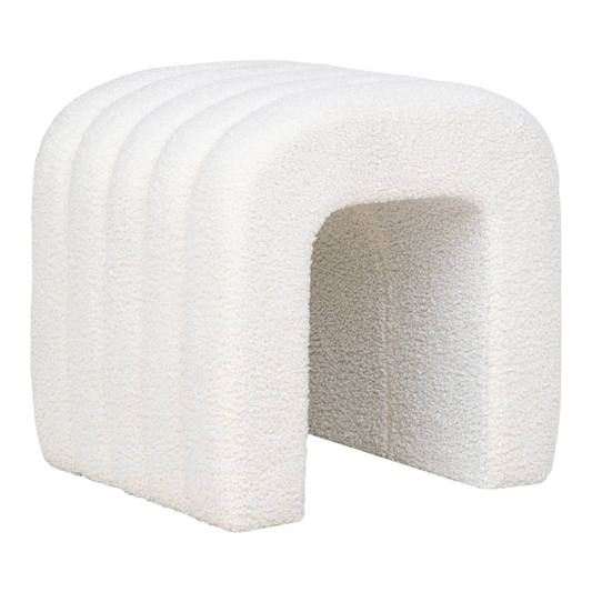 Pouf blanc Colma