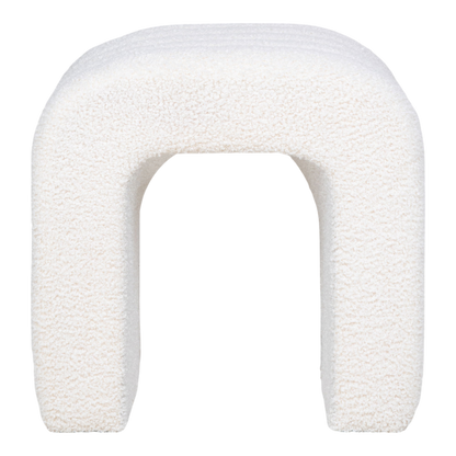Pouf blanc Colma