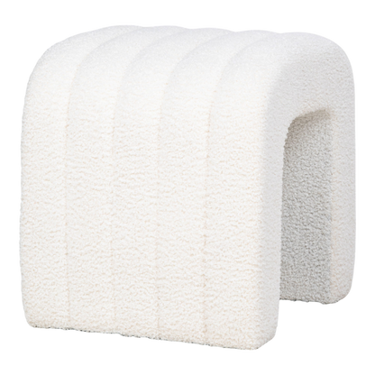 Pouf blanc Colma