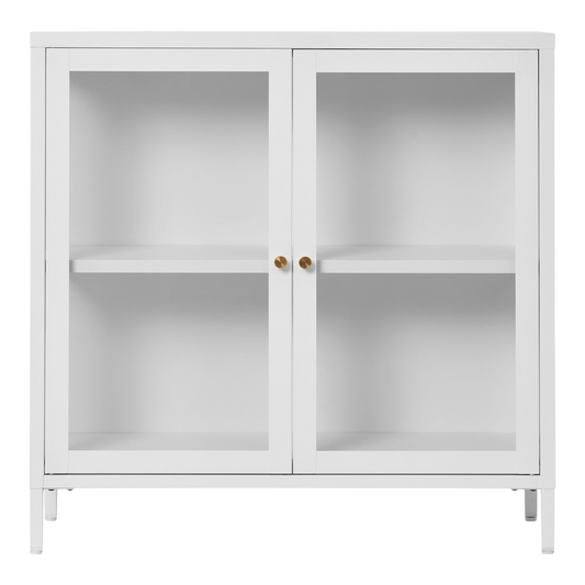 Meuble vitrine blanc Dalby