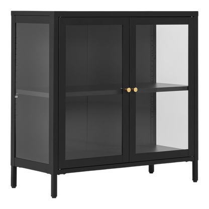 Meuble vitrine noir  Dalby
