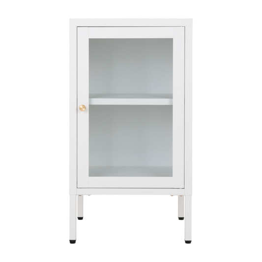 Meuble vitrine blanc Dalby