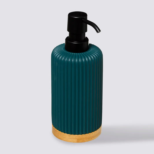 Distributeur à savon, Bleu pétrole