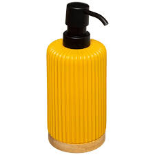 Distributeur à savon, Jaune Moutarde
