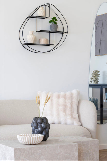 Coussin blanc Galena