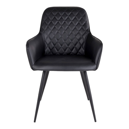 Chaise de salle à manger Harbo (ensemble de 2) noir