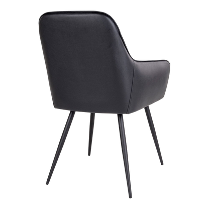 Chaise de salle à manger Harbo (ensemble de 2) noir