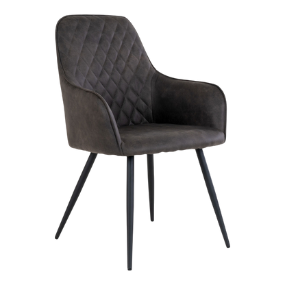 Chaise de salle à manger Harbo (ensemble de 2) gris foncé