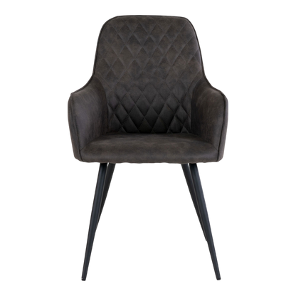 Chaise de salle à manger Harbo (ensemble de 2) gris foncé