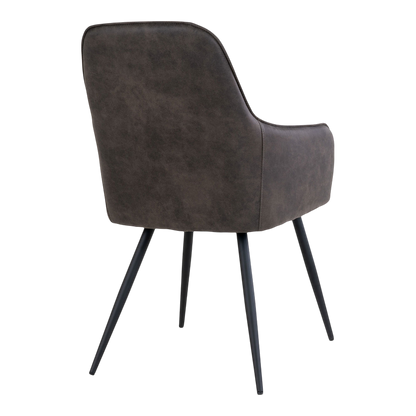 Chaise de salle à manger Harbo (ensemble de 2) gris foncé