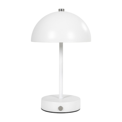 Lampe de table blanche rechargeable LED Holt