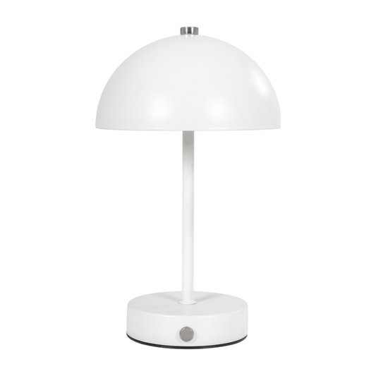 Lampe de table blanche rechargeable LED Holt