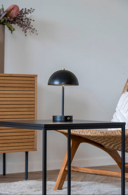 Lampe de table, LED rechargeable Holt Noir