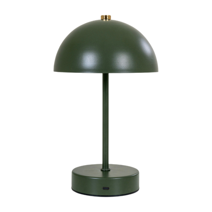 Lampe de table verte rechargeable Holt