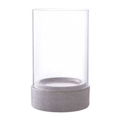 Porte bougies gris Hurricane
