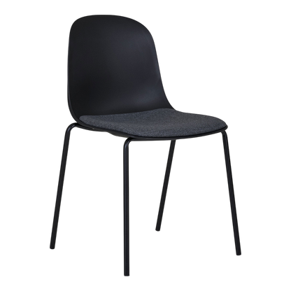 Chaise de salle à manger Madalena (ensemble de 2) noir