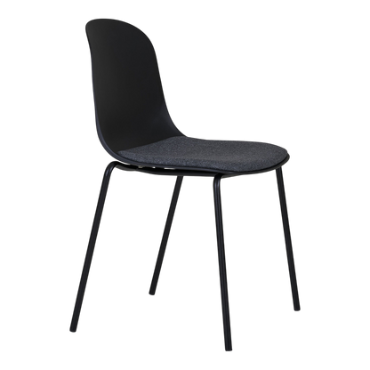 Chaise de salle à manger Madalena (ensemble de 2) noir
