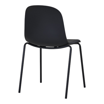 Chaise de salle à manger Madalena (ensemble de 2) noir