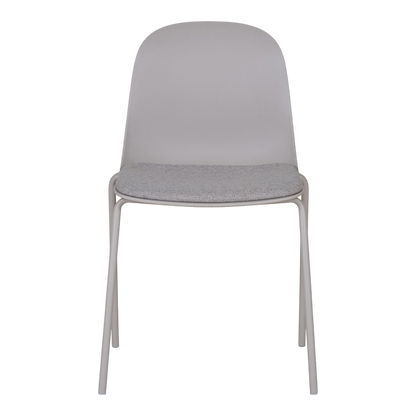 Chaise de salle à manger Madalena (ensemble de 2) Gris clair