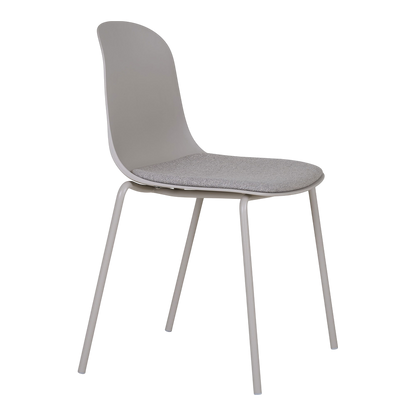 Chaise de salle à manger Madalena (ensemble de 2) Gris clair